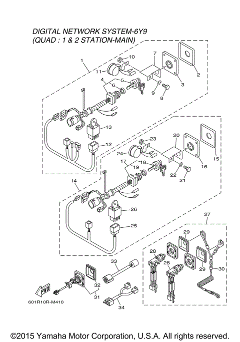 CLP SWITCH PANEL QUAD (MAIN STBD)