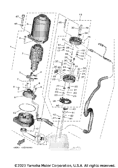 POWER TRIM TILT ASSY 2