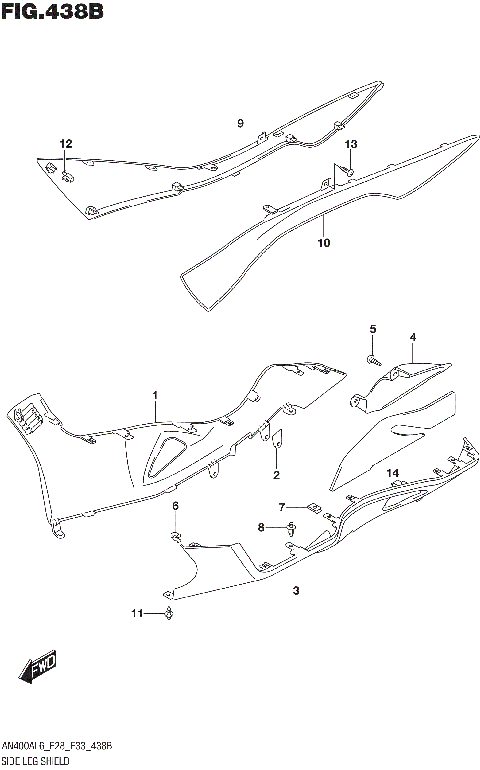 SIDE LEG SHIELD (AN400ZAL6 E28)