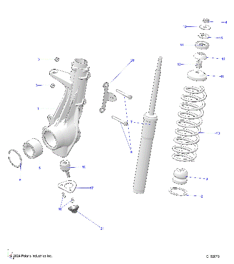 SUSPENSION, FRONT STRUT - A26SDZ57AB (C102676)