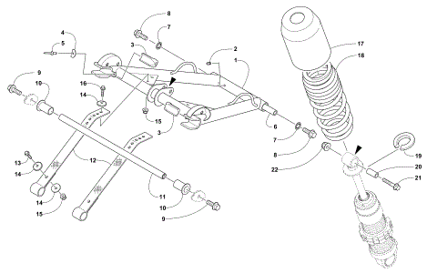 REAR SUSPENSION FRONT ARM ASSEMBLY