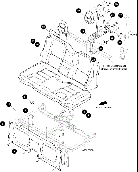 REAR SEAT ASSEMBLY