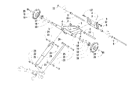 REAR SUSPENSION REAR ARM ASSEMBLY [93604]