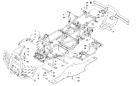 FRAME AND RELATED PARTS [92366]
