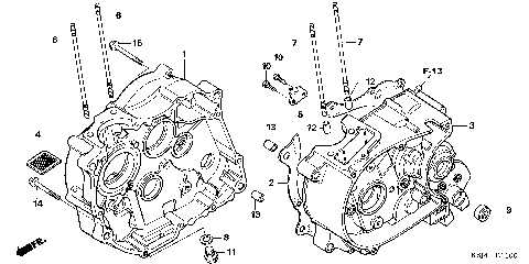 CRANKCASE (CRF80F)