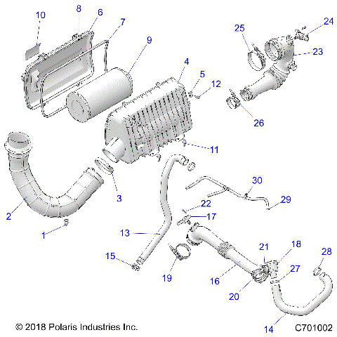 ENGINE, AIR INTAKE SYSTEM - Z20NAE92KL (C701002)