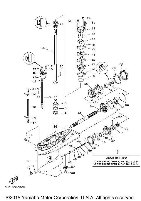 LOWER CASING DRIVE 1