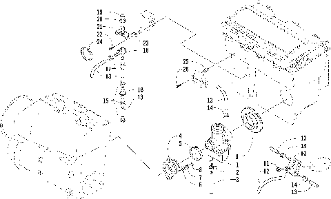 CARBURETOR AND FUEL PUMP ASSEMBLY [86184]