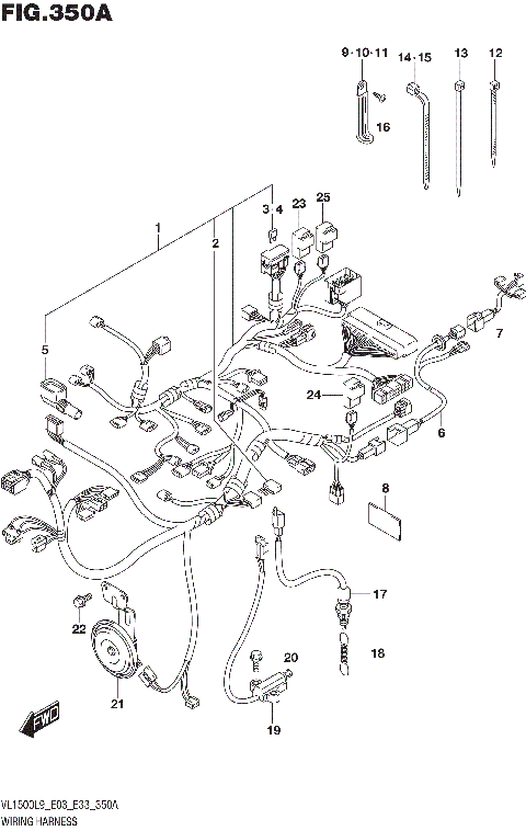 WIRING HARNESS (VL1500BL9 E03)