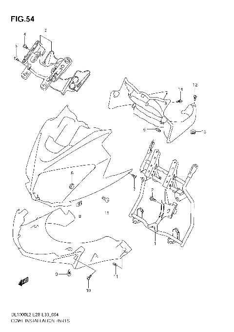 COWL INSTALLATION PARTS