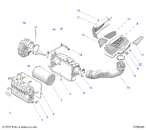 ENGINE, AIR INTAKE SYSTEM - Z25RPP2KAE/BE (C750143)