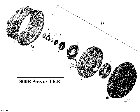04- Rewind Starter - 800R PTEK