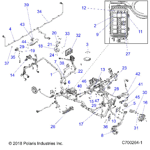 ELECTRICAL, WIRE HARNESS - R19RRK99A9/AD/AJ/AP/B9/BD/BJ/BP (C700264-1)