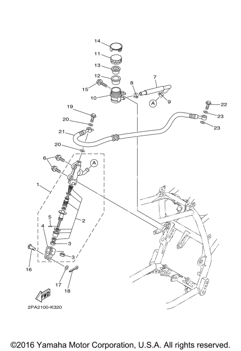 REAR MASTER CYLINDER