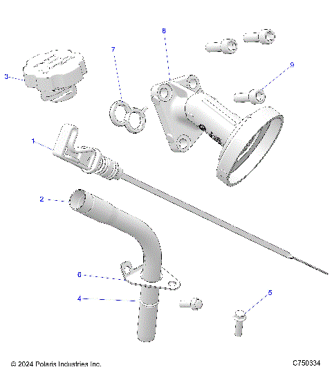 ENGINE, OIL DIPSTICK - Z25ASE99P5 (C750334)