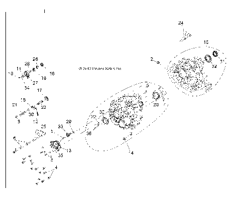 DRIVE TRAIN, MAIN GEARCASE - Z14JT87AD/9EAO/9EAOL/9EAL (49RGRTRANS1333044)