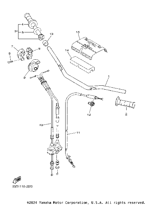 STEERING HANDLE CABLE