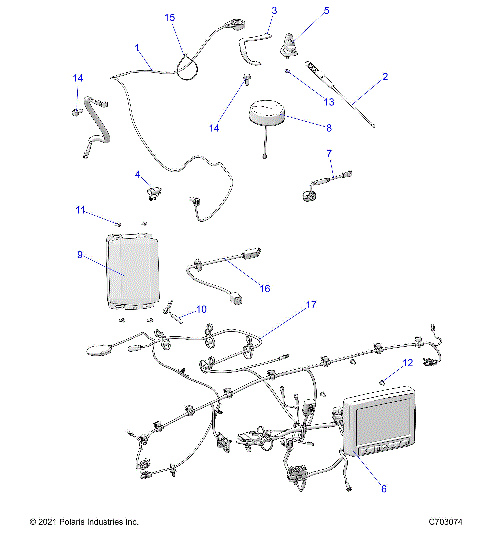ELECTRICAL, AUDIO, RIDE COMMAND - Z23RMC2KAJ/BJ (C703074)