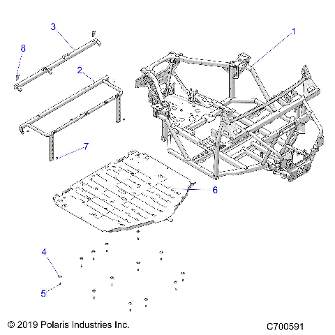 CHASSIS, MAIN FRAME - R21TAE99FA/SFA/SCA/SCK/EA/EK (C700591)