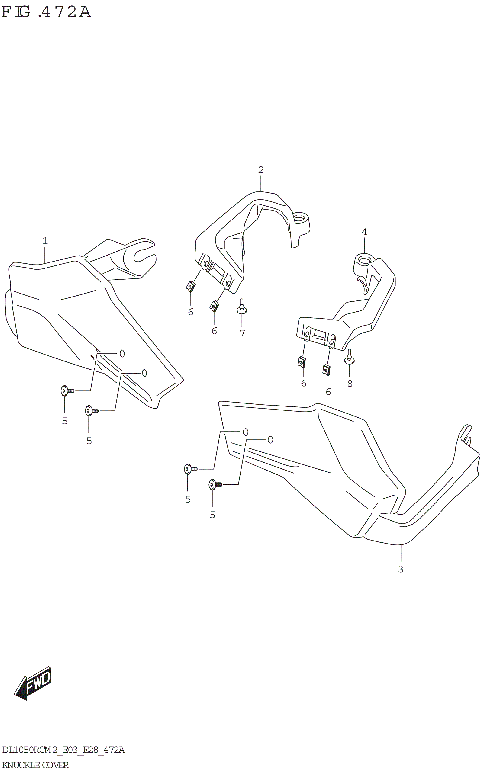 KNUCKLE COVER (DL1050RC)