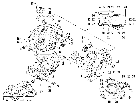 CRANKCASE ASSEMBLY [88703]
