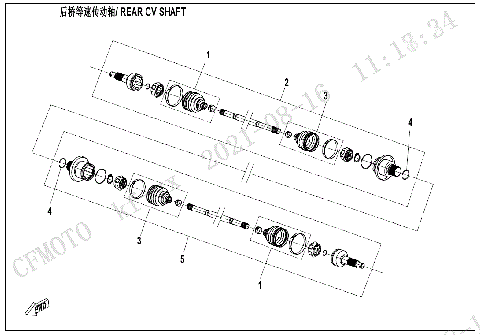 REAR CV SHAFT(SPS)