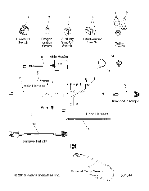ELECTRICAL, HARNESS and COMPONENTS - S20MDX6JSA/6JEA (601044)