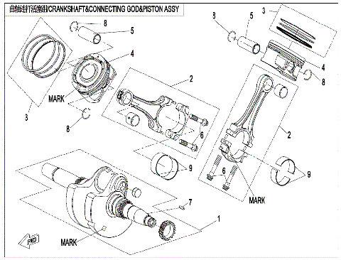 CRANKSHAFT?CONNECTING ROD?PISTON ASSY