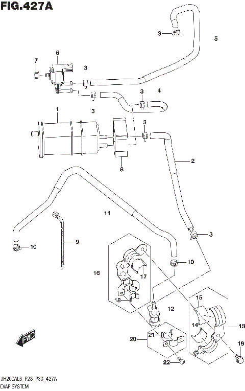 EVAP SYSTEM (UH200AL6 P33)