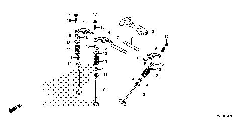 CAMSHAFT VALVE (RR.)