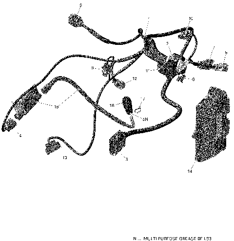 10- Engine Harness And Electronic Module - 450 EFI - 6X6 T3