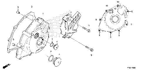 LEFT CRANKCASE COVER