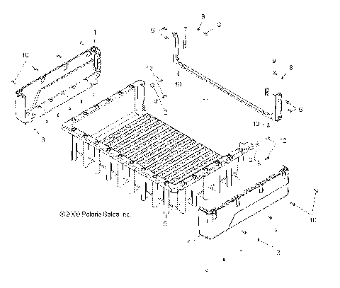 BODY, BOX ASM. - R10HR76AG/AR (49RGRBOX108006X6)