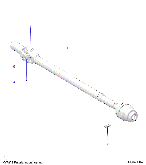 DRIVE TRAIN, FRONT PROP SHAFT