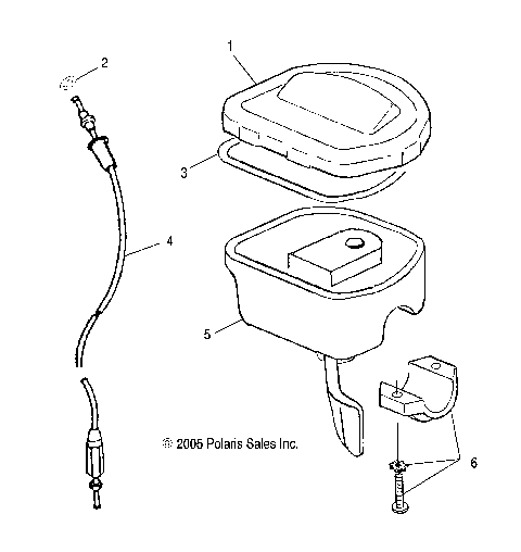 THROTTLE CONTROL/THROTTLE CABLE - A07CA32AA (4999202939920293B03)