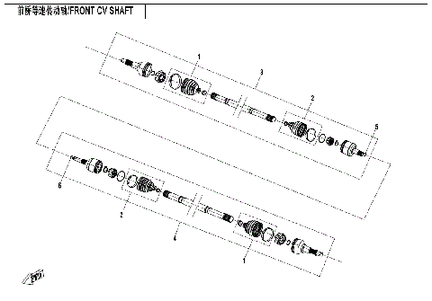 FRONT CV SHAFT