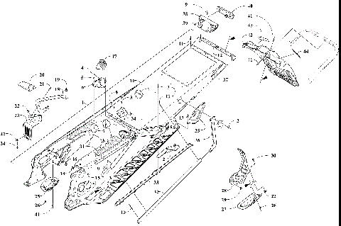 TUNNEL AND SNOWFLAP ASSEMBLY [106833]