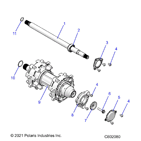 DRIVE TRAIN, JACKSHAFT and DRIVESHAFT - S24TKP9FS (C602080)