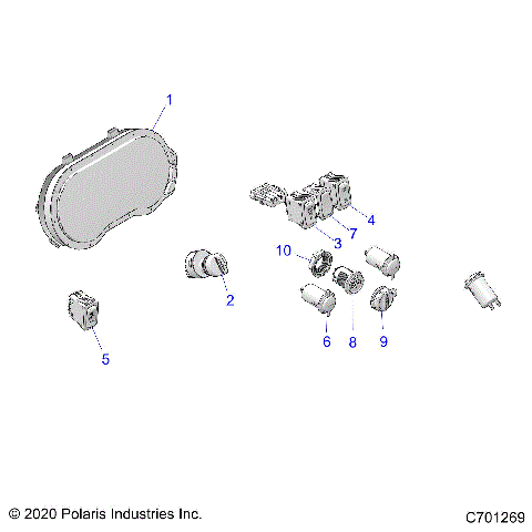 ELECTRICAL, DASH INSTUMENTS - R21RSM99AG (C701269)