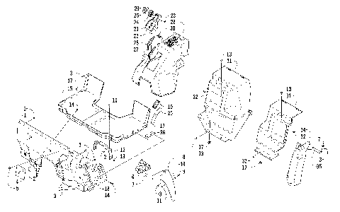 CONSOLE AND FLOOR PANEL ASSEMBLY [93232]