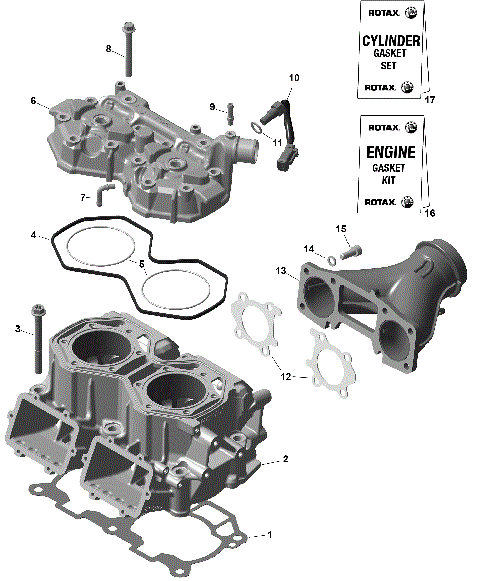 01- ROTAX - Cylinder Head