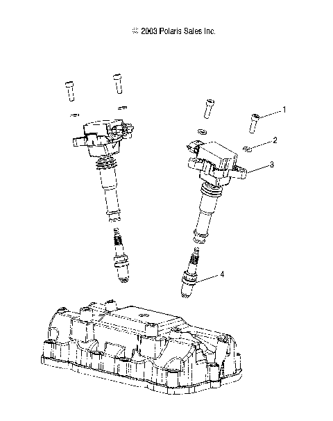 IGNITION COILS - W045305CA/IA/CB/IB/IE/CC/IC/CD/ID/IF (4990579057C11)