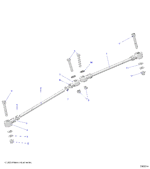 STEERING, TIE RODS - A26SWB57C1/E1 (C103014)