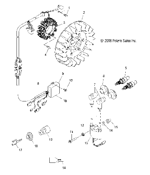 ELECTRICAL, IGNITION SYSTEM and SWITCH - S09NJ5BS/BSF/BSL/BE (49SNOWMAGNETO09TRAIL)