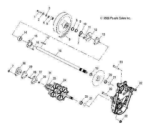 DRIVE TRAIN - S07NJ5BS/BE (49SNOWDRIVETRAINTRAILRMK)