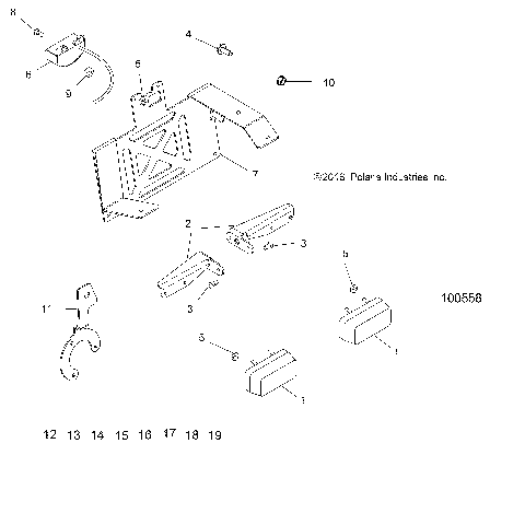 ELECTRICAL, TURN SIGNALS, HORN and LICENSE PLATE LIGHT - A16SXS95CK/CG/T95C2 (100558)