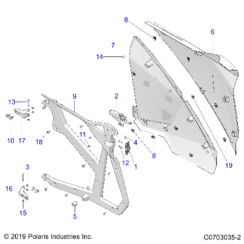 BODY, DOORS,REAR - Z21R4D92BB/BK (C0703035-2)
