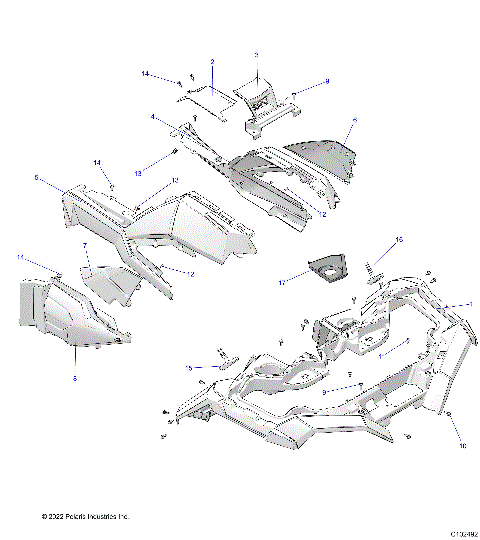 BODY, FRONT CAB and SIDE PANELS - A24SLZ95AH (C102492)