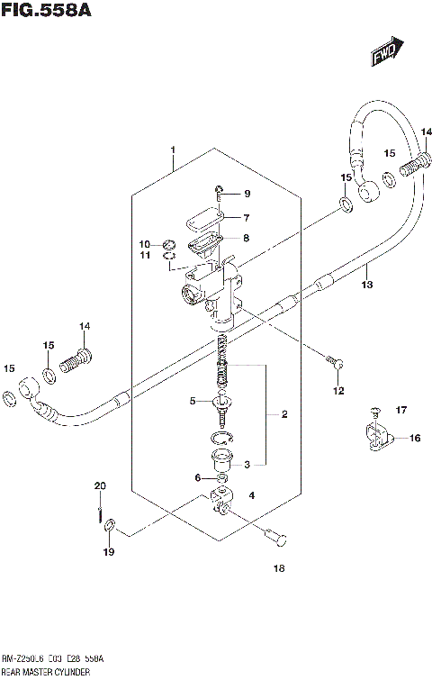 REAR MASTER CYLINDER