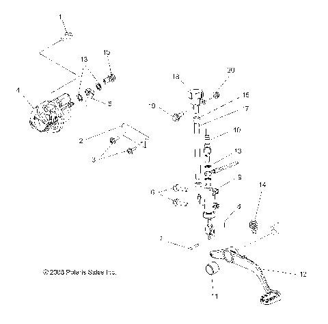 BRAKES, REAR BRAKE - A09GJ45AA (49ATVBRAKERR09OUT450)